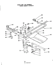 Oven And Top Burner Parts parts for Kenmore Range 119.7058310 (1197058310, 119 7058310) from AppliancePartsPros.com