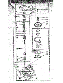 Gearcase Parts parts for Kenmore Washer 110.82694310 (11082694310, 110 82694310) from AppliancePartsPros.com
