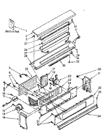 Console Panel Parts parts for Kenmore Washer 110.82694320 (11082694320, 110 82694320) from AppliancePartsPros.com