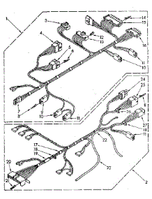 Wiring Harness Parts parts for Kenmore Washer 110.82694330 (11082694330, 110 82694330) from AppliancePartsPros.com