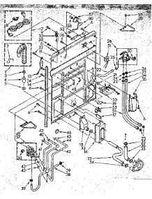 Rear Panel Parts parts for Kenmore Washer 110.82694510 (11082694510, 110 82694510) from AppliancePartsPros.com