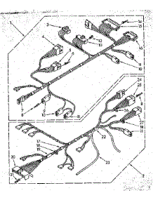 Wiring Harness Parts parts for Kenmore Washer 110.82694520 (11082694520, 110 82694520) from AppliancePartsPros.com