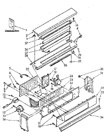 Console Panel Parts parts for Kenmore Washer 110.82694530 (11082694530, 110 82694530) from AppliancePartsPros.com