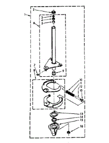 Brake And Drive Tube Parts parts for Kenmore Washer 110.82694540 (11082694540, 110 82694540) from AppliancePartsPros.com