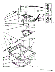 Machine Base Parts parts for Kenmore Washer 110.82694700 (11082694700, 110 82694700) from AppliancePartsPros.com