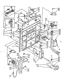 Rear Panel Parts parts for Kenmore Washer 110.82694700 (11082694700, 110 82694700) from AppliancePartsPros.com