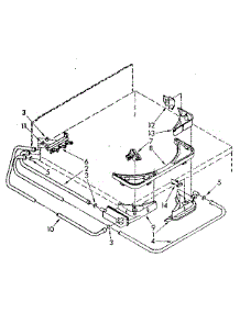 Bleach, Detergent And Rinse Dispenser Parts parts for Kenmore Washer 110.82694730 (11082694730, 110 82694730) from AppliancePartsPros.com