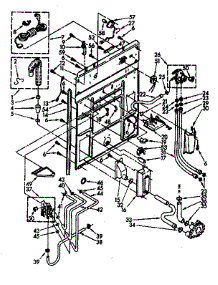 Rear Panel Parts parts for Kenmore Washer 110.82694740 (11082694740, 110 82694740) from AppliancePartsPros.com