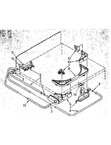 Bleach, Detergent And Rinse Dispenser Parts parts for Kenmore Washer 110.82694810 (11082694810, 110 82694810) from AppliancePartsPros.com