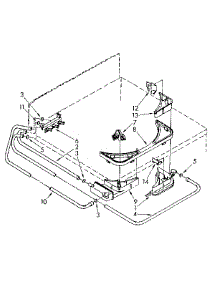 Bleach, Detergent And Rinse Dispenser Parts parts for Kenmore Washer 110.82694820 (11082694820, 110 82694820) from AppliancePartsPros.com