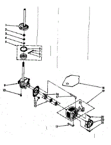 Brake, Clutch, Gearcase, Motor And Pump Parts parts for Kenmore Washer 110.8271610 (1108271610, 110 8271610) from AppliancePartsPros.com