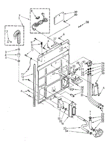 Rear Panel parts for Kenmore Washer 110.82781300 (11082781300, 110 82781300) from AppliancePartsPros.com