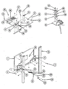 Basic Body Assembly - Control Panel, Rear View parts for Kenmore Range 202.34(1988) (20234(1988), 202 34(1988)) from AppliancePartsPros.com
