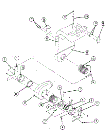 Fan - Blower / Plenum Assembly parts for Kenmore Range 202.34(1988) (20234(1988), 202 34(1988)) from AppliancePartsPros.com