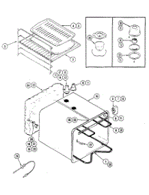 Oven Liner parts for Kenmore Electric Wall Oven 212.45(1988) (21245(1988), 212 45(1988)) from AppliancePartsPros.com