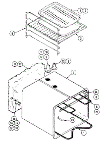 Oven Liner parts for Kenmore Electric Wall Oven 212.46(1988) (21246(1988), 212 46(1988)) from AppliancePartsPros.com