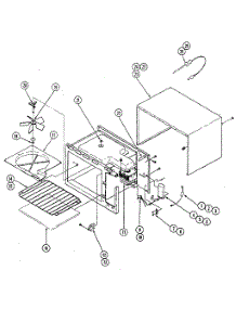 Upper Oven - Body / Liner parts for Kenmore Electric Wall Oven 213.35(1988) (21335(1988), 213 35(1988)) from AppliancePartsPros.com