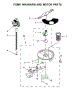 Pump, Washarm And Motor Parts