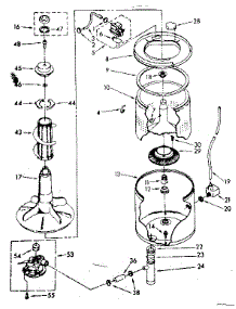 Tub And Basket Parts (Non-Suds Only) parts for Kenmore Washer 110.82370830 (11082370830, 110 82370830) from AppliancePartsPros.com