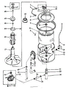 Tub And Basket Parts (Suds Only) parts for Kenmore Washer 110.82371820 (11082371820, 110 82371820) from AppliancePartsPros.com