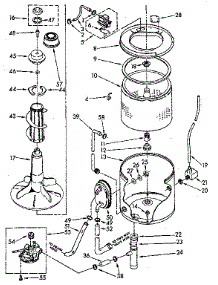 Tub And Basket Parts (Suds Only) parts for Kenmore Washer 110.82372410 (11082372410, 110 82372410) from AppliancePartsPros.com