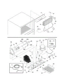 System parts for Kenmore Refrigerator 253.76183501 (25376183501, 253 76183501) from AppliancePartsPros.com