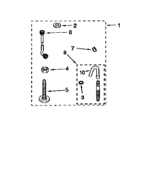 Miscellaneous parts for Kenmore Washer 110.92370200 (11092370200, 110 92370200) from AppliancePartsPros.com