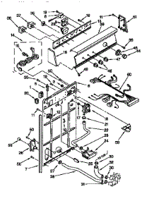 Controls And Rear Panel parts for Kenmore Washer 110.92370200 (11092370200, 110 92370200) from AppliancePartsPros.com