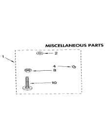 Miscellaneous parts for Kenmore Washer 110.92375100 (11092375100, 110 92375100) from AppliancePartsPros.com