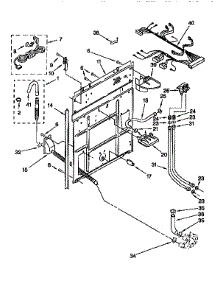 Rear Panel parts for Kenmore Washer 110.92380200 (11092380200, 110 92380200) from AppliancePartsPros.com
