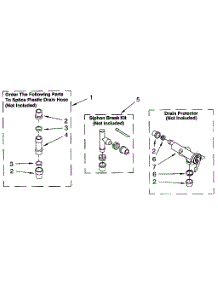 Water System parts for Kenmore Washer 110.92428600 (11092428600, 110 92428600) from AppliancePartsPros.com