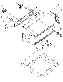 Console parts for Kenmore Washer 110.92478800 (11092478800, 110 92478800) from AppliancePartsPros.com