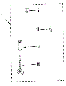 Miscellaneous parts for Kenmore Washer 110.92478800 (11092478800, 110 92478800) from AppliancePartsPros.com