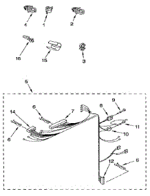 Wiring Harness parts for Kenmore Washer 110.92478800 (11092478800, 110 92478800) from AppliancePartsPros.com