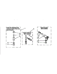 Water System parts for Kenmore Washer 110.92480200 (11092480200, 110 92480200) from AppliancePartsPros.com