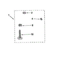 Miscellaneous parts for Kenmore Washer 110.92480200 (11092480200, 110 92480200) from AppliancePartsPros.com