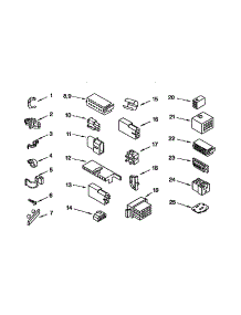 Wiring Harness parts for Kenmore Washer 110.92490100 (11092490100, 110 92490100) from AppliancePartsPros.com