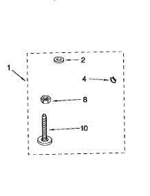 Miscellaneous parts for Kenmore Washer 110.92490110 (11092490110, 110 92490110) from AppliancePartsPros.com