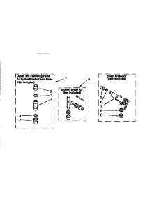 Water System parts for Kenmore Washer 110.92491400 (11092491400, 110 92491400) from AppliancePartsPros.com