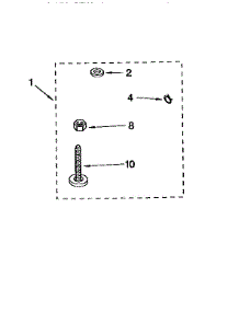 Miscellaneous parts for Kenmore Washer 110.92491410 (11092491410, 110 92491410) from AppliancePartsPros.com