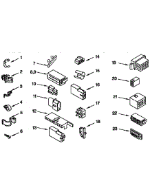 Wiring Harness Parts parts for Kenmore Washer 110.92529800 (11092529800, 110 92529800) from AppliancePartsPros.com