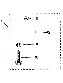 Miscellaneous Parts parts for Kenmore Washer 110.92529800 (11092529800, 110 92529800) from AppliancePartsPros.com