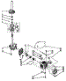 Brake, Clutch, Gearcase, Motor And Pump Parts