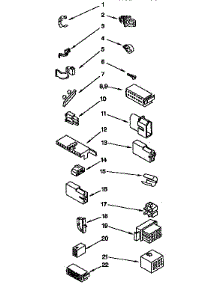 Wiring Harness Parts parts for Kenmore Washer 110.92560800 (11092560800, 110 92560800) from AppliancePartsPros.com