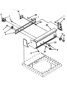 Control Panel Parts parts for Kenmore Washer 110.92560800 (11092560800, 110 92560800) from AppliancePartsPros.com
