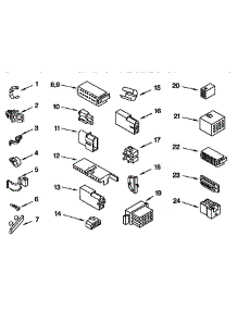 Wiring Harness parts for Kenmore Washer 110.92561100 (11092561100, 110 92561100) from AppliancePartsPros.com