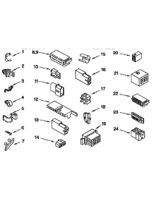 Wiring Harness parts for Kenmore Washer 110.92561200 (11092561200, 110 92561200) from AppliancePartsPros.com