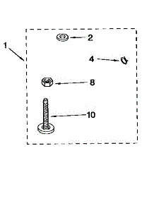 Miscellaneous parts for Kenmore Washer 110.92561200 (11092561200, 110 92561200) from AppliancePartsPros.com