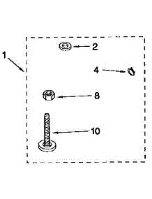 Miscellaneous parts for Kenmore Washer 110.92561800 (11092561800, 110 92561800) from AppliancePartsPros.com