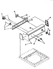 Control Panel parts for Kenmore Washer 110.92562200 (11092562200, 110 92562200) from AppliancePartsPros.com